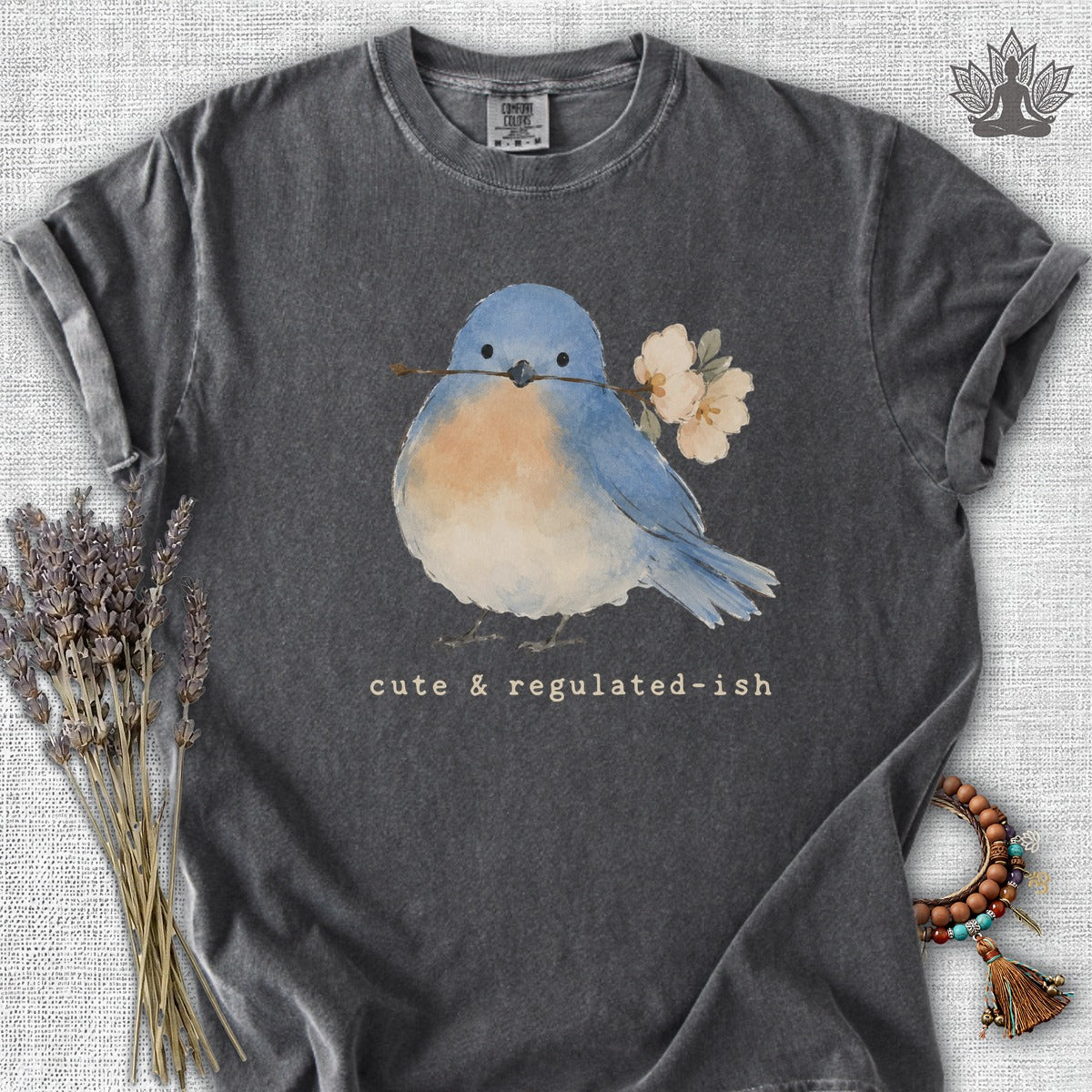 Cute & Regulated-ish Blue Bird Comfort Colors® Tee