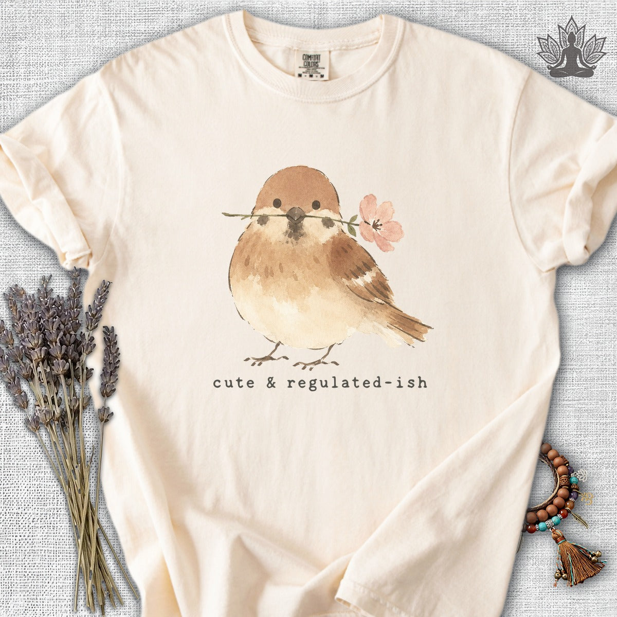 Cute & Regulated-ish Sparrow Comfort Colors® Tee