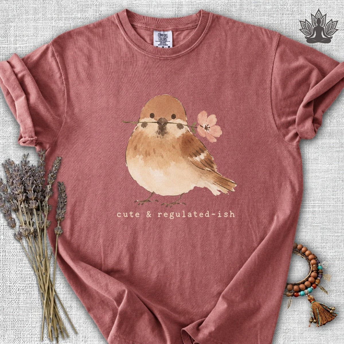 Cute & Regulated-ish Sparrow Comfort Colors® Tee