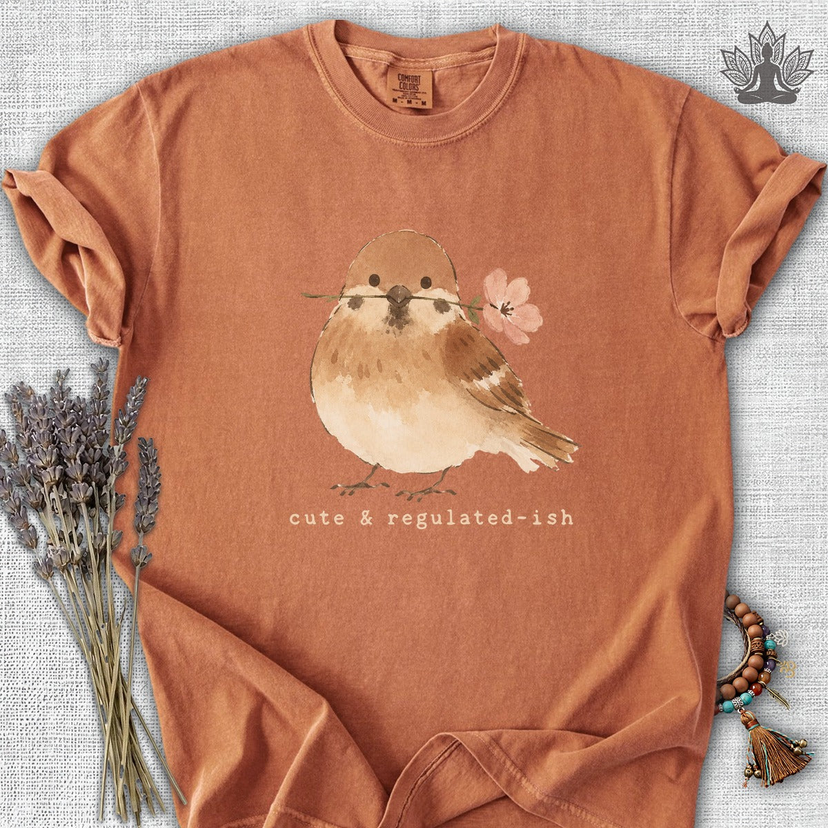 Cute & Regulated-ish Sparrow Comfort Colors® Tee