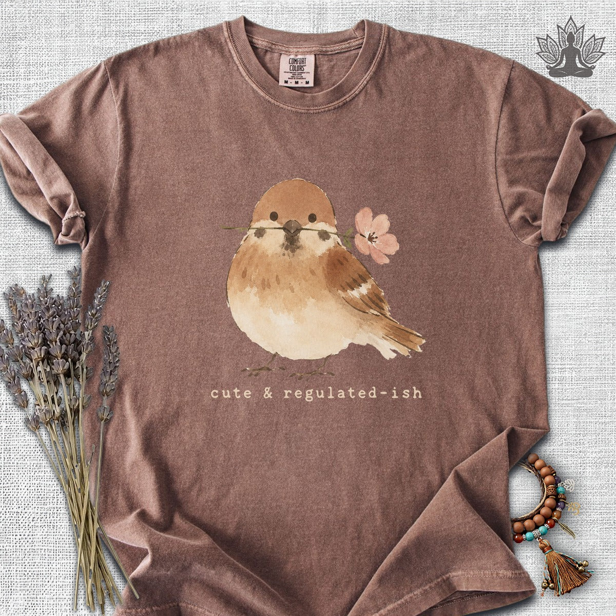Cute & Regulated-ish Sparrow Comfort Colors® Tee