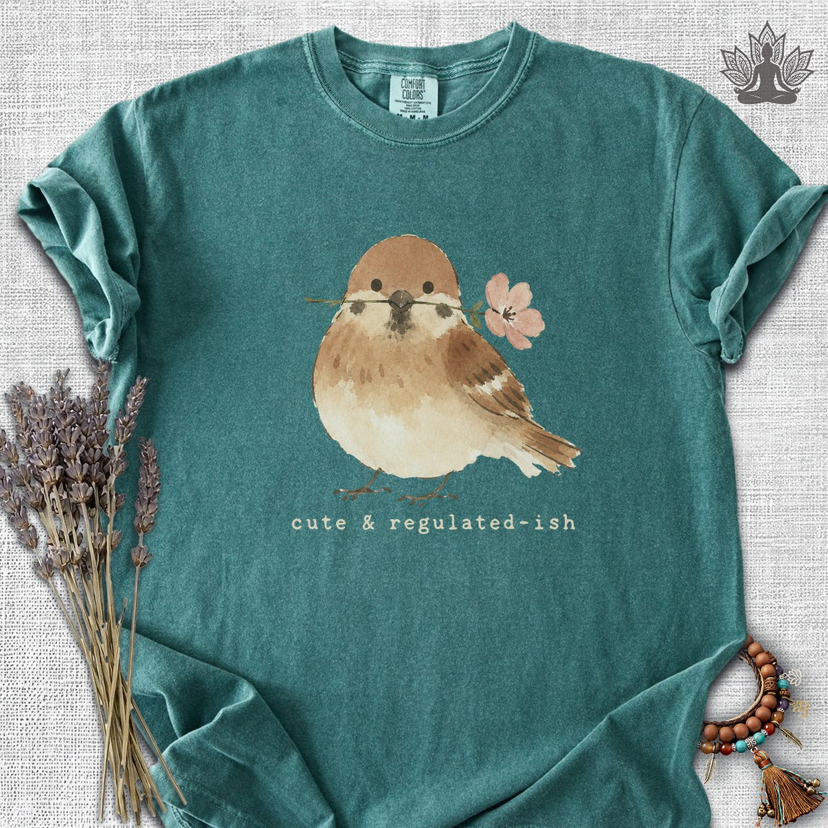 Cute & Regulated-ish Sparrow Comfort Colors® Tee