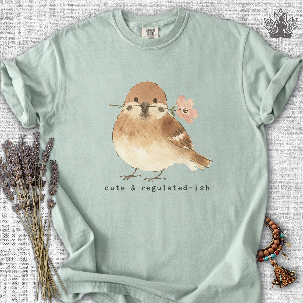 Cute & Regulated-ish Sparrow Comfort Colors® Tee