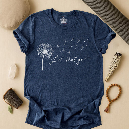 Printify T-Shirt Let That Go Dandelion Tee Let That Go Dandelion Tee