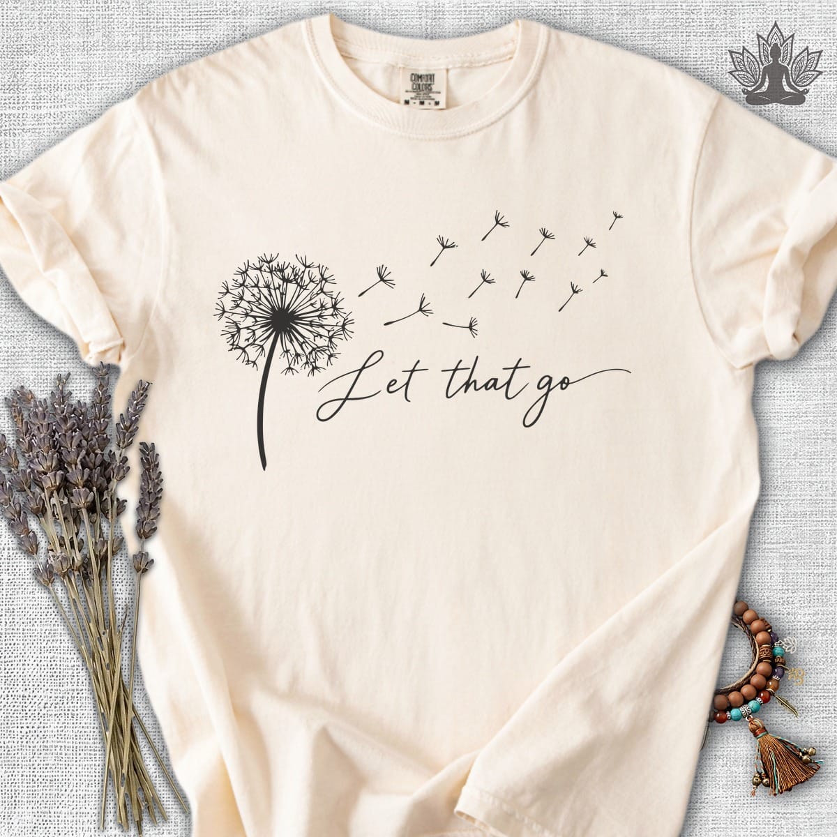 Printify T-Shirt Let That Go Dandelion Comfort Colors® Tee Let That Go Dandelion Comfort Colors® Tee