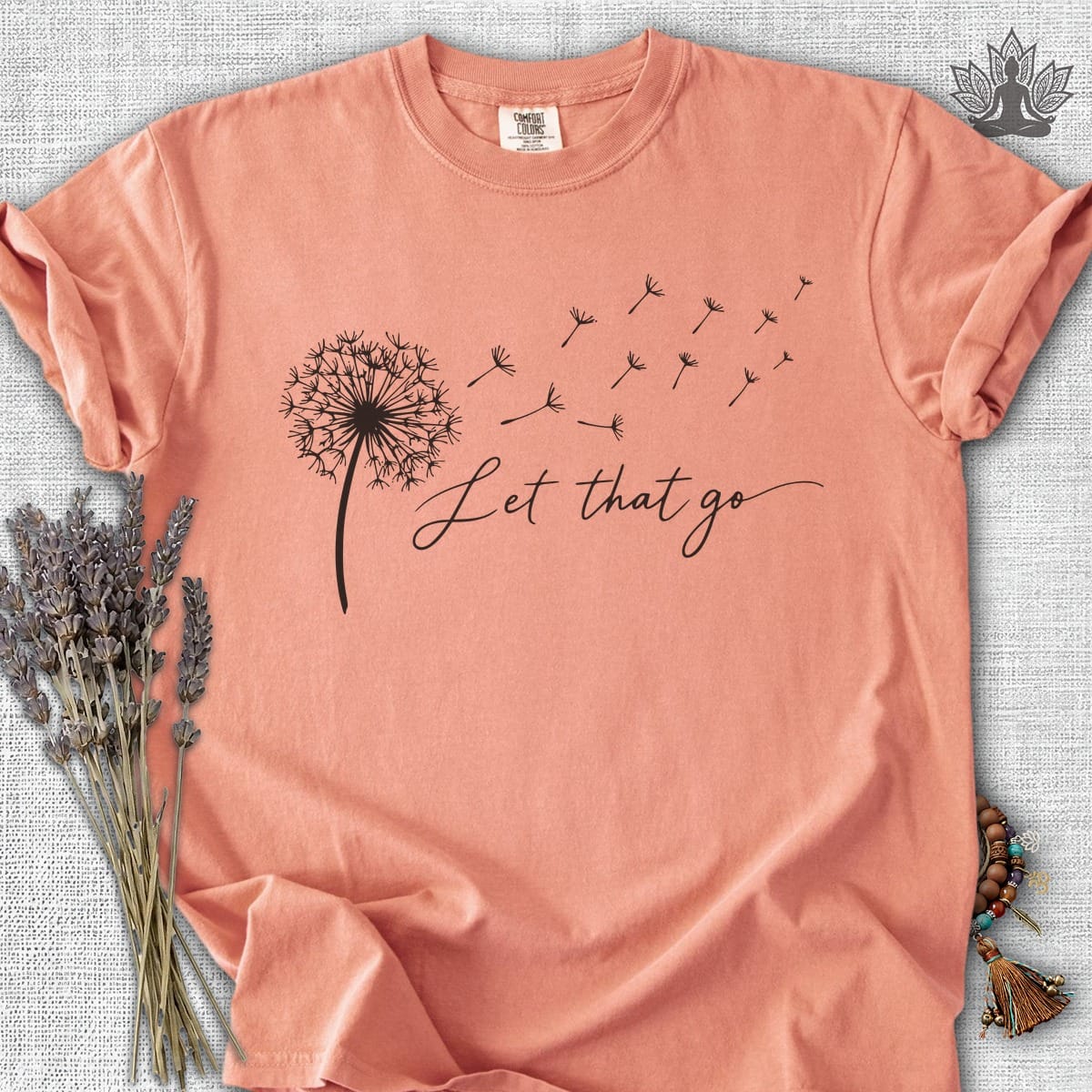 Printify T-Shirt Let That Go Dandelion Comfort Colors® Tee Let That Go Dandelion Comfort Colors® Tee