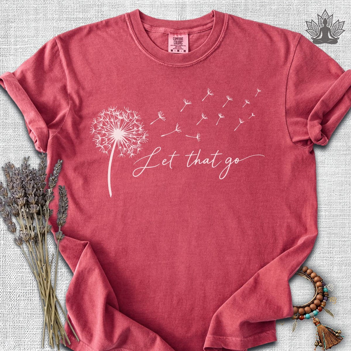 Printify T-Shirt Let That Go Dandelion Comfort Colors® Tee Let That Go Dandelion Comfort Colors® Tee