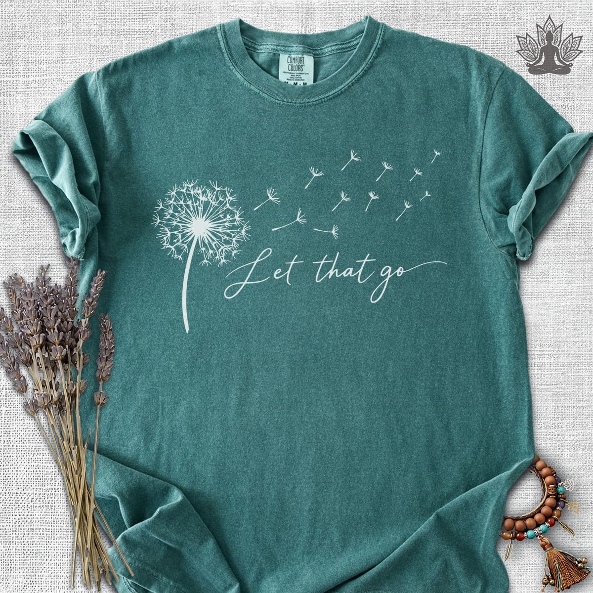 Printify T-Shirt Let That Go Dandelion Comfort Colors® Tee Let That Go Dandelion Comfort Colors® Tee
