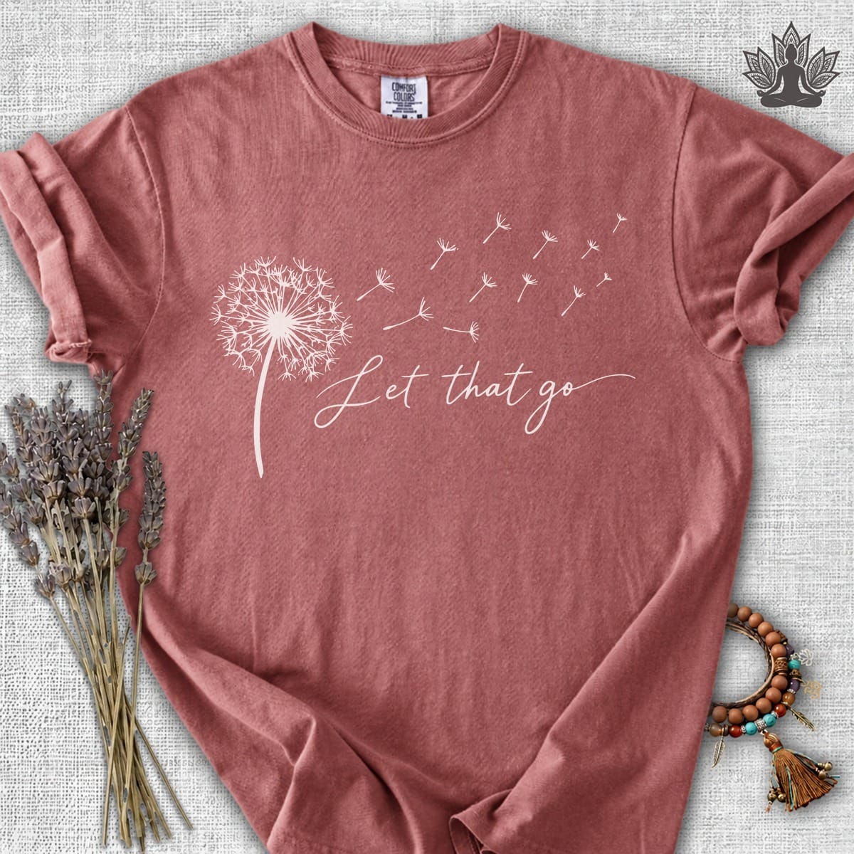 Printify T-Shirt Let That Go Dandelion Comfort Colors® Tee Let That Go Dandelion Comfort Colors® Tee