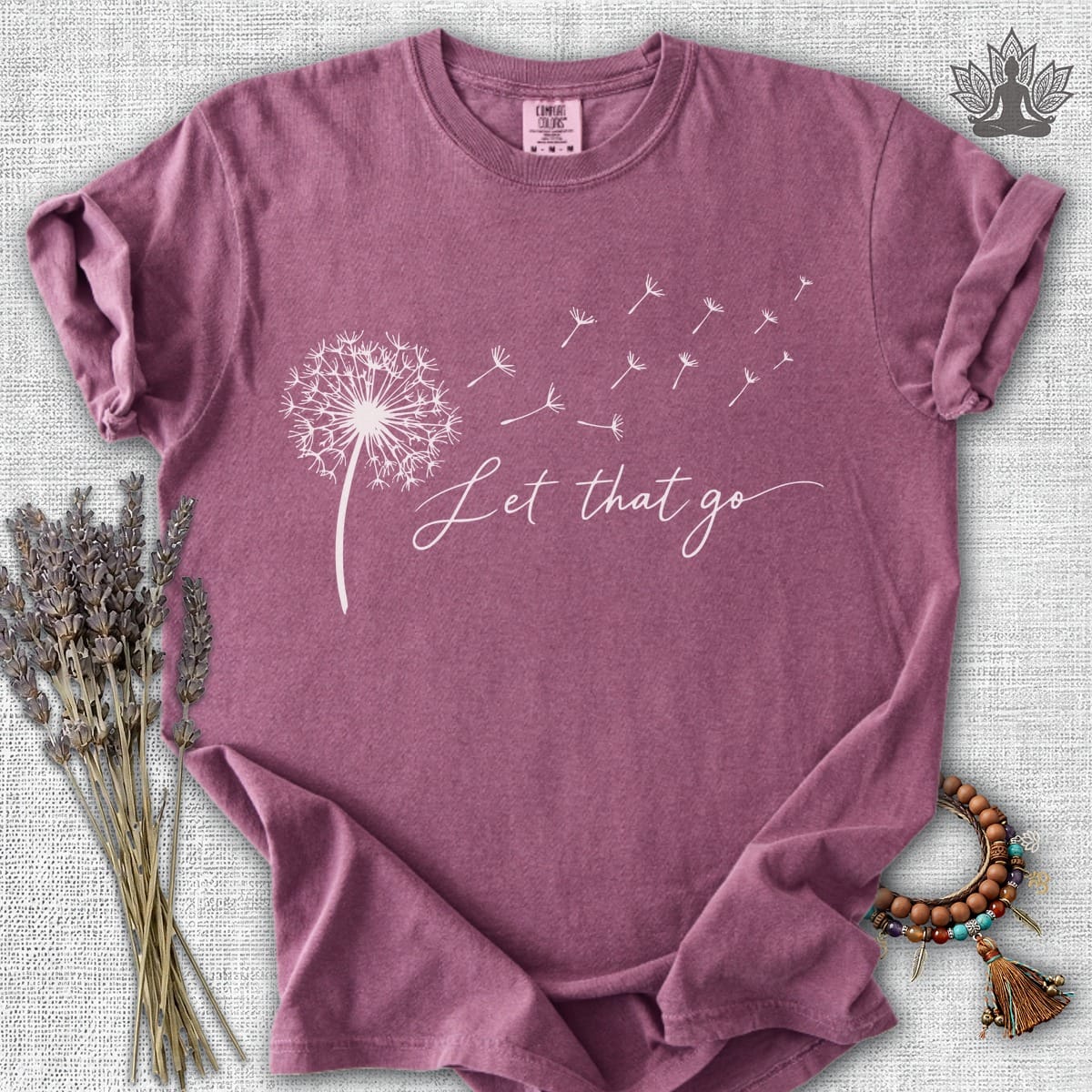 Printify T-Shirt Let That Go Dandelion Comfort Colors® Tee Let That Go Dandelion Comfort Colors® Tee