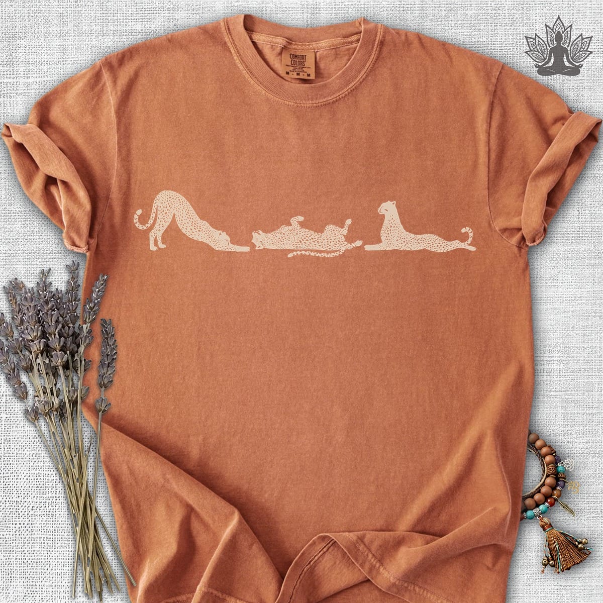 Printify T-Shirt Savanna Cheetah Flow Comfort Colors® Tee Savanna Cheetah Flow Comfort Colors® Tee
