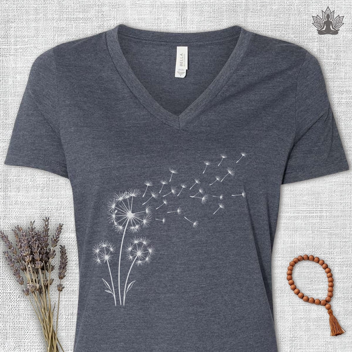 Printify T-Shirt Where The Wind Goes V-Neck Tee Where The Wind Goes V-Neck Tee