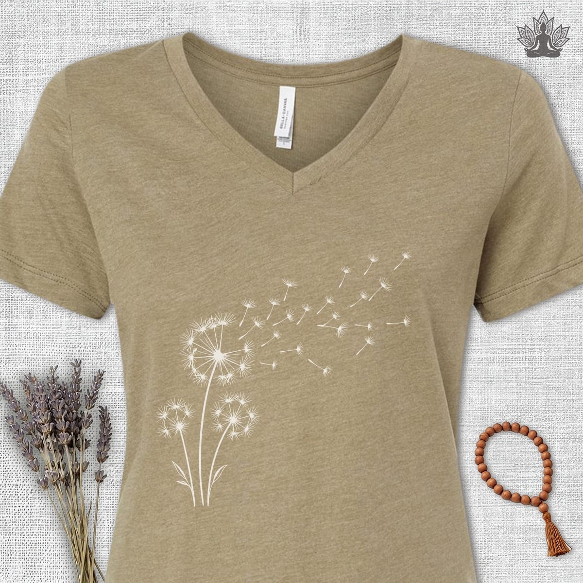 Printify T-Shirt Where The Wind Goes V-Neck Tee Where The Wind Goes V-Neck Tee