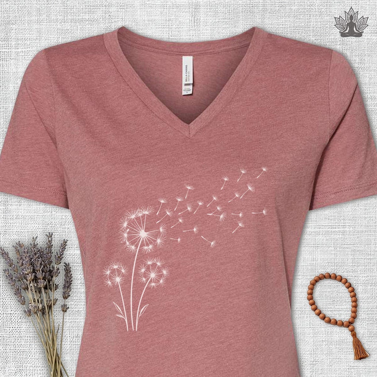 Printify T-Shirt Where The Wind Goes V-Neck Tee Where The Wind Goes V-Neck Tee