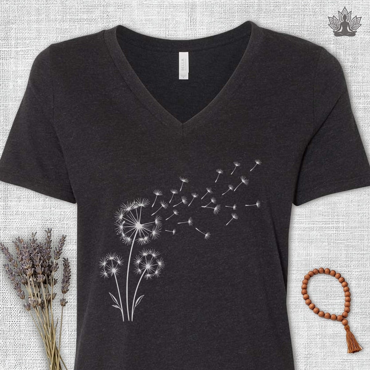 Printify T-Shirt Where The Wind Goes V-Neck Tee Where The Wind Goes V-Neck Tee
