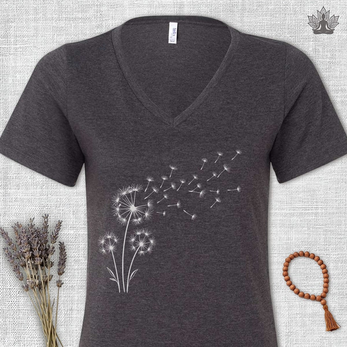 Printify T-Shirt Where The Wind Goes V-Neck Tee Where The Wind Goes V-Neck Tee