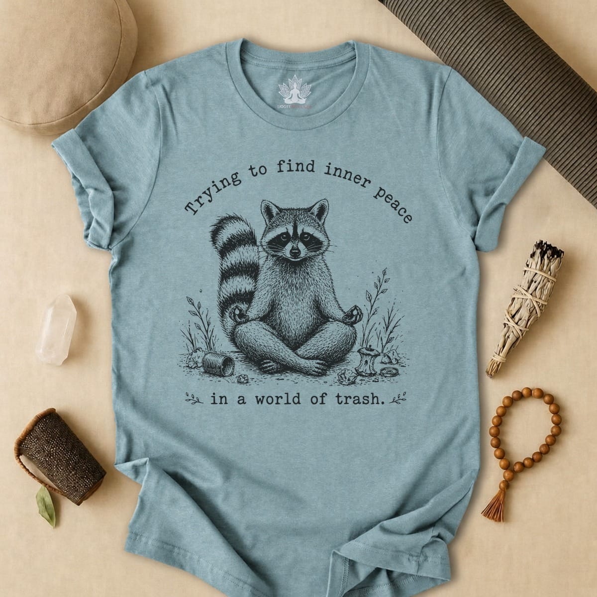 Printify T-Shirt A World Of Trash Tee A World Of Trash Tee
