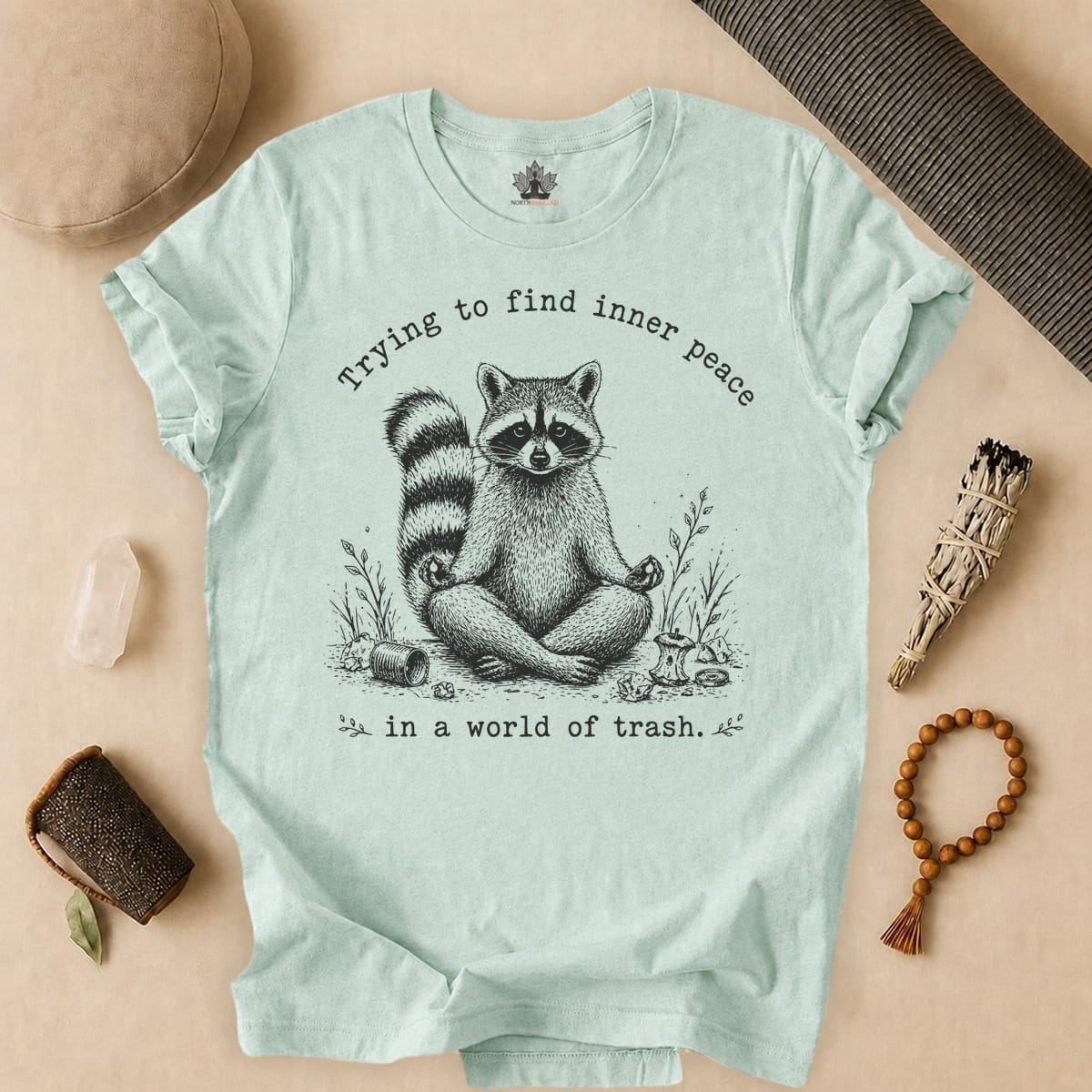 Printify T-Shirt A World Of Trash Tee A World Of Trash Tee