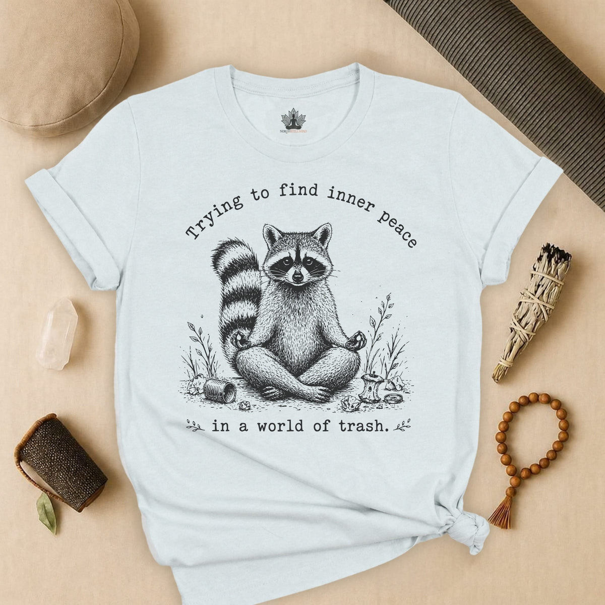 Printify T-Shirt A World Of Trash Tee A World Of Trash Tee