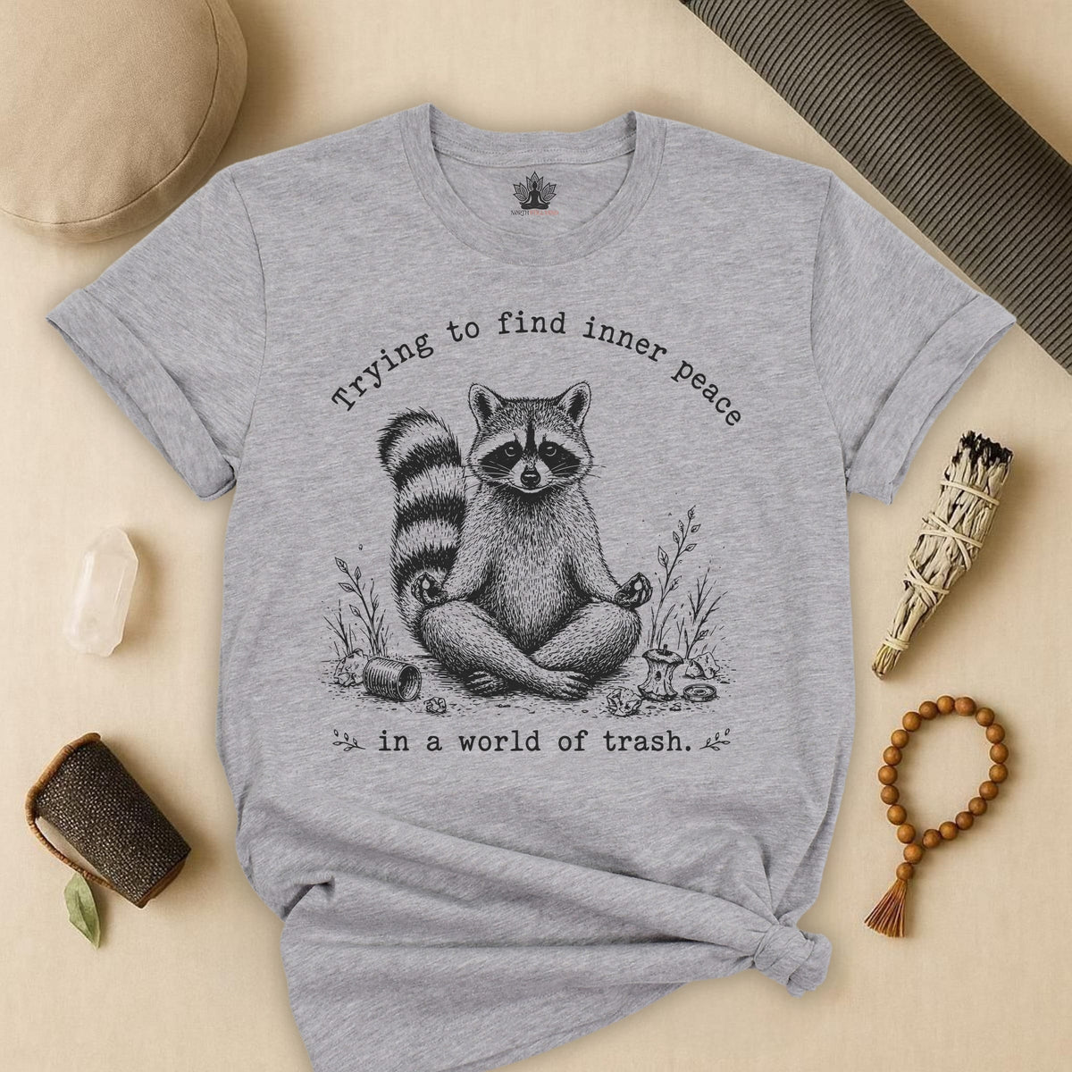 Printify T-Shirt A World Of Trash Tee A World Of Trash Tee