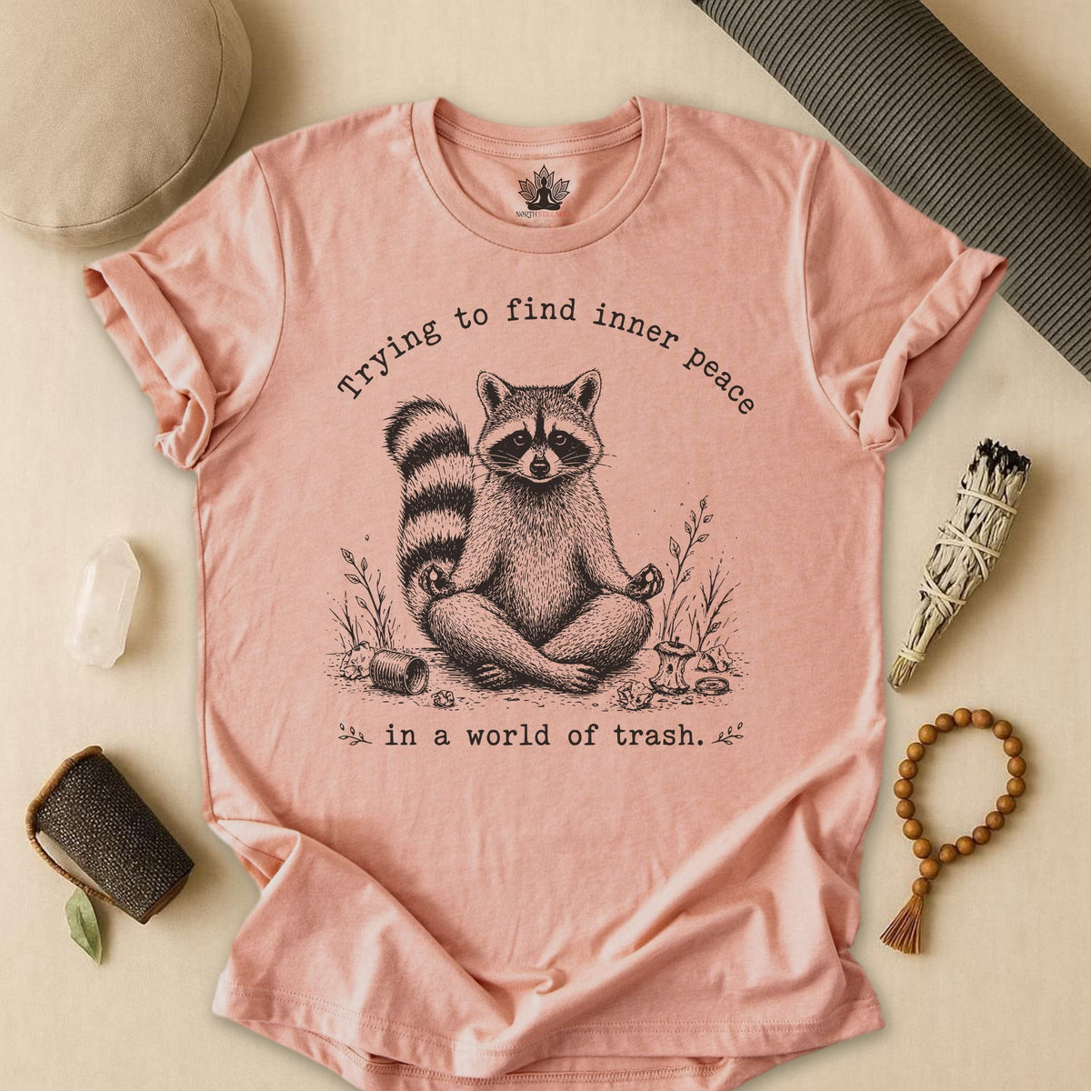 Printify T-Shirt A World Of Trash Tee A World Of Trash Tee
