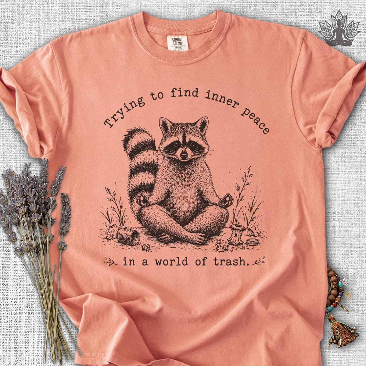 Printify T-Shirt A World Of Trash Comfort Colors® Tee A World Of Trash Comfort Colors® Tee