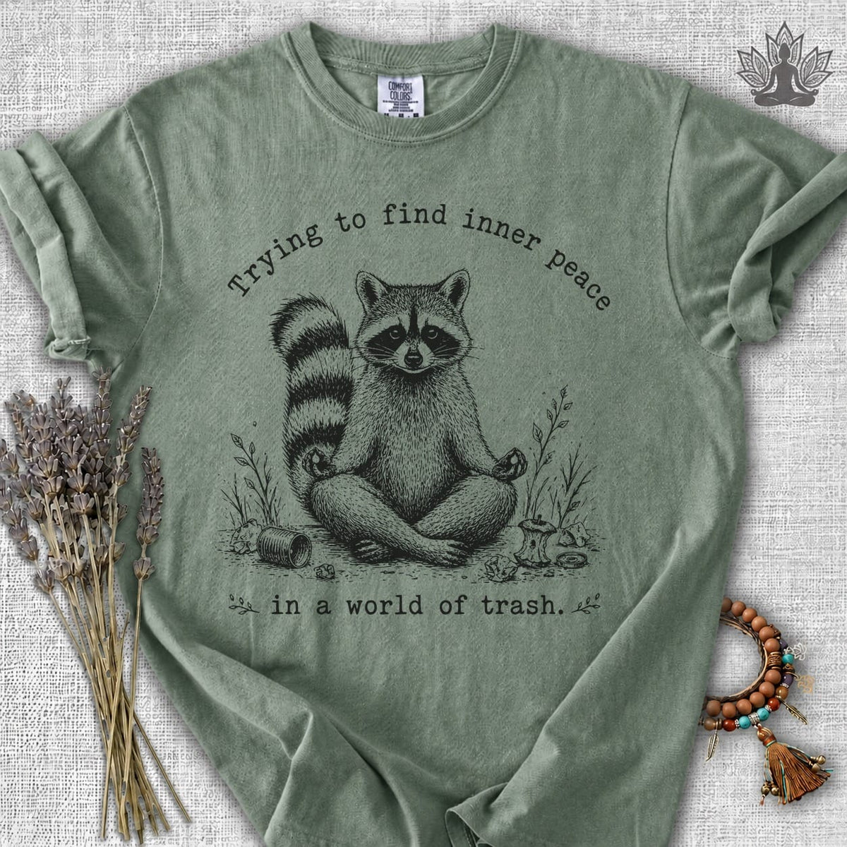 Printify T-Shirt A World Of Trash Comfort Colors® Tee A World Of Trash Comfort Colors® Tee