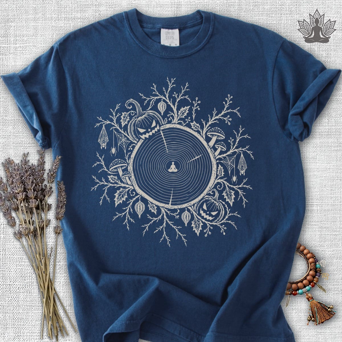 Printify T-Shirt The Quiet Center: Haunted Woods Halloween Edition Comfort Colors Tee The Quiet Center: Haunted Woods Halloween Edition Comfort Colors Tee