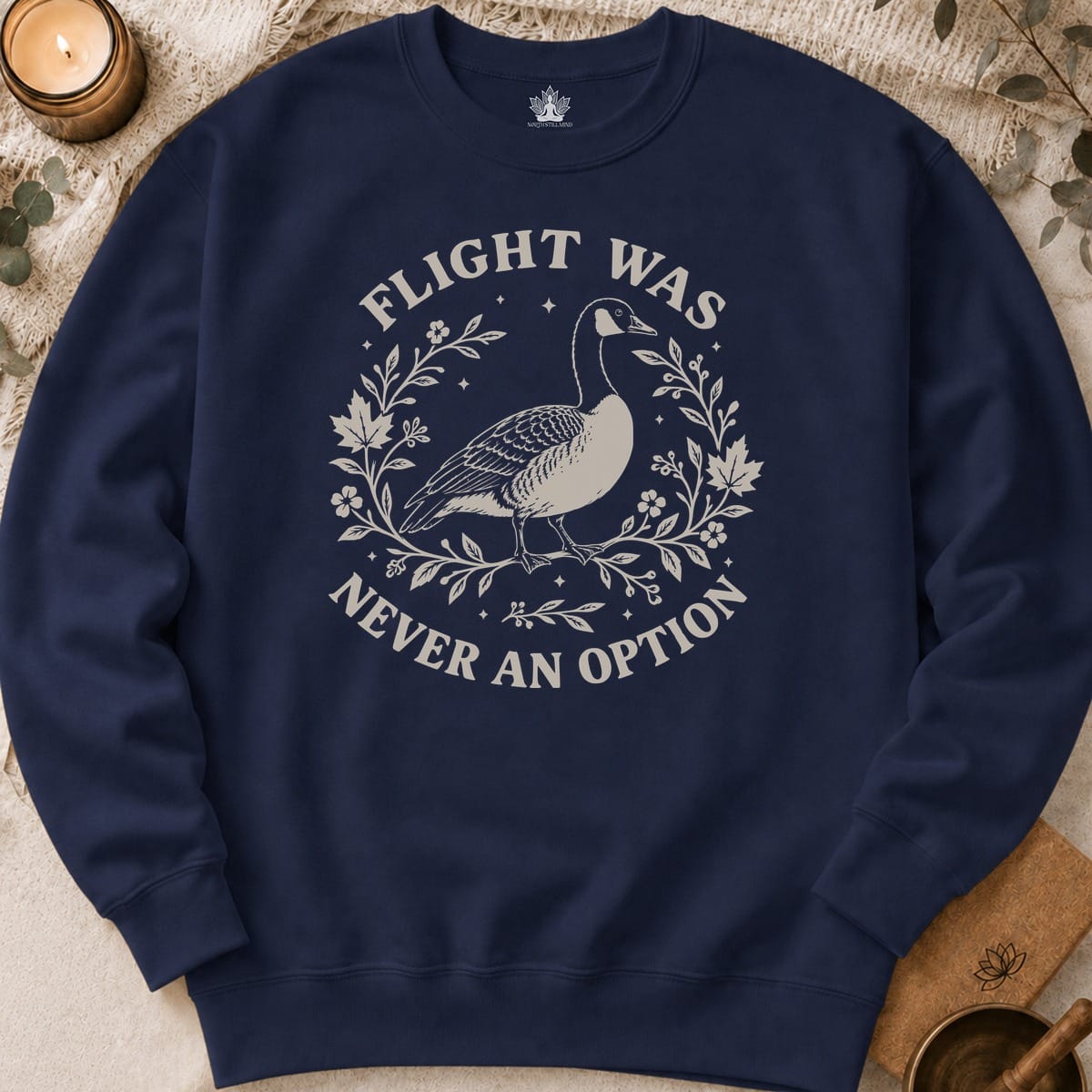 Printify Sweatshirt Flight Was Never An Option Sweatshirt Flight Was Never An Option Sweatshirt