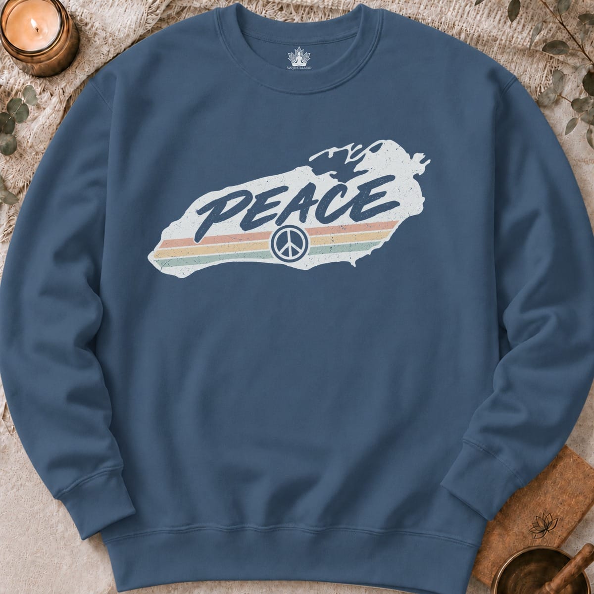 Printify Sweatshirt Ontario Lake Peace Sweatshirt Ontario Lake Peace Sweatshirt