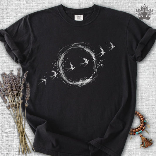 Enso Birds Series #1 Comfort Colors Tee