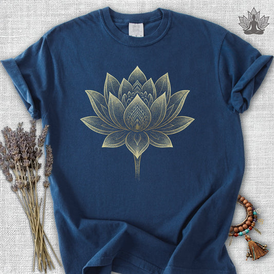 Golden Lotus Comfort Colors Tee