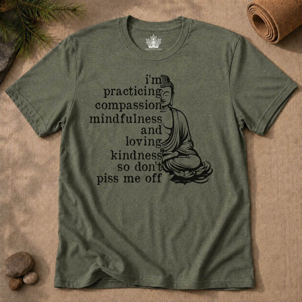 Practicing Compassion, Mindfulness & Loving Kindness Men Tee