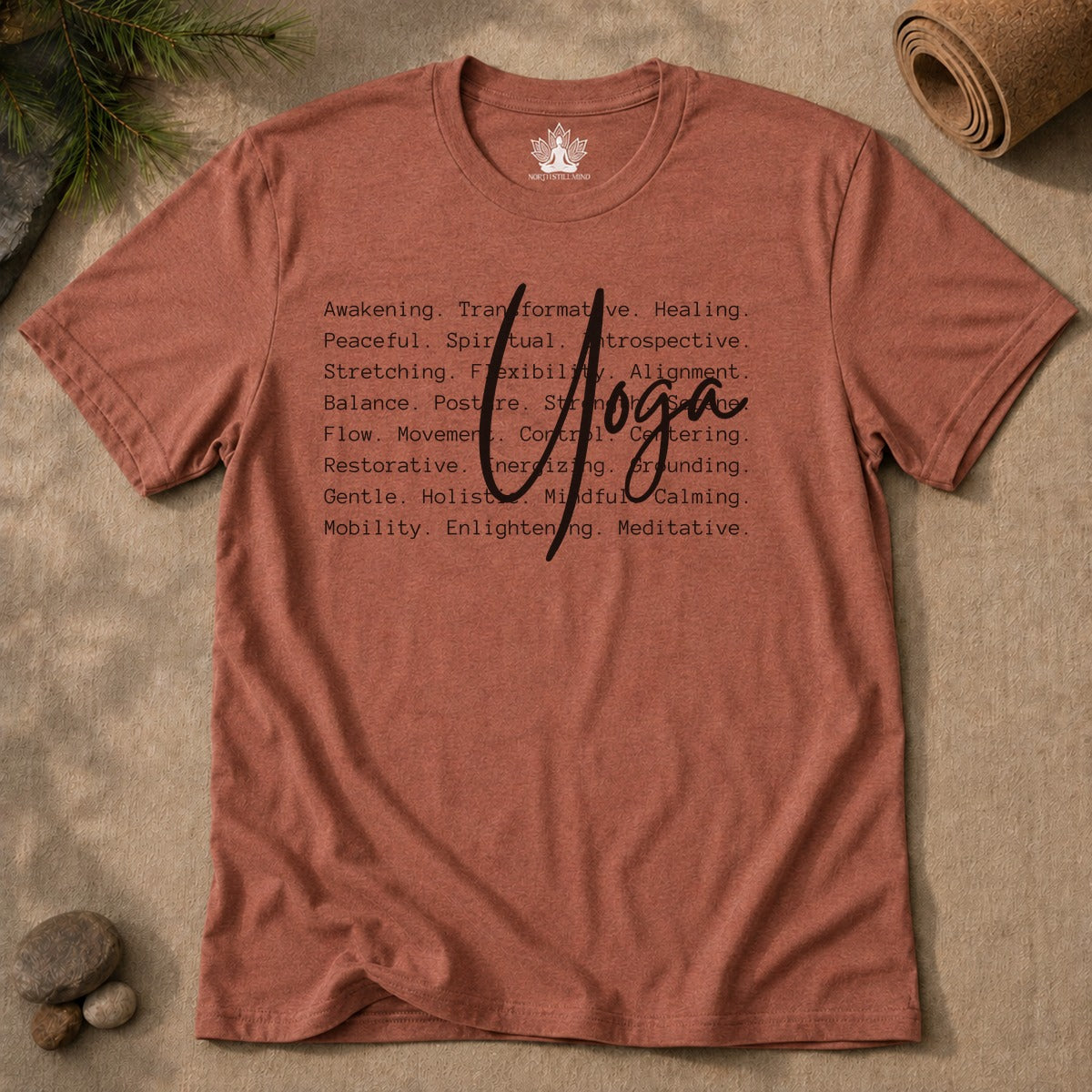 The Language of Yoga Men Tee