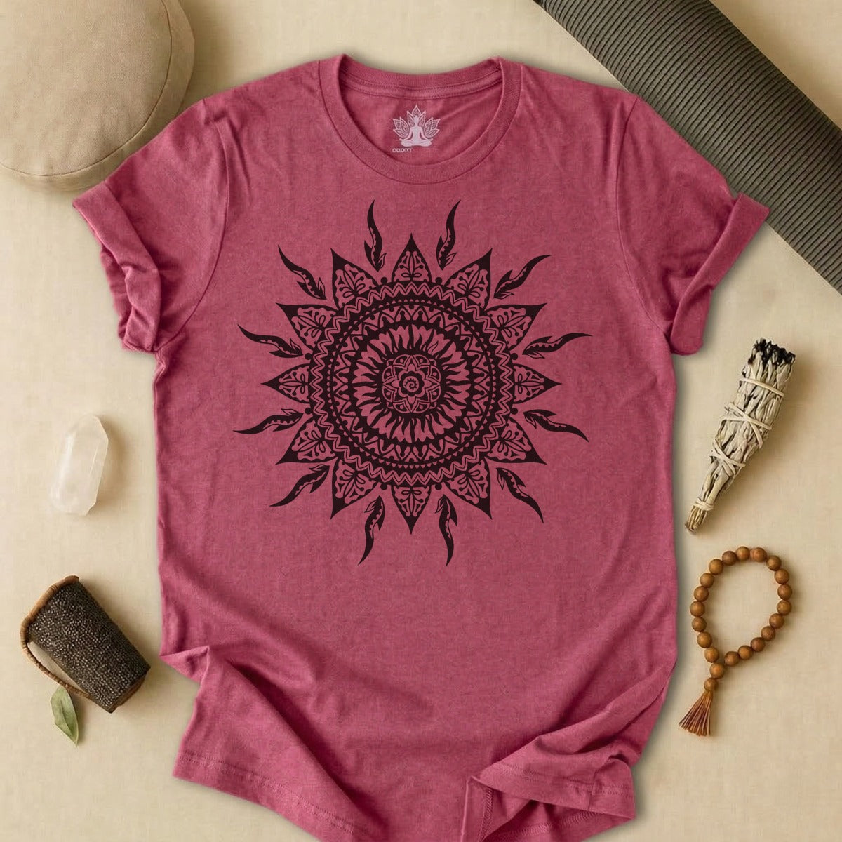Sun Mandala Boho Tee