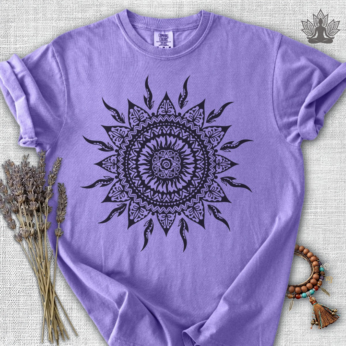 Sun Mandala Boho Comfort Colors® Tee