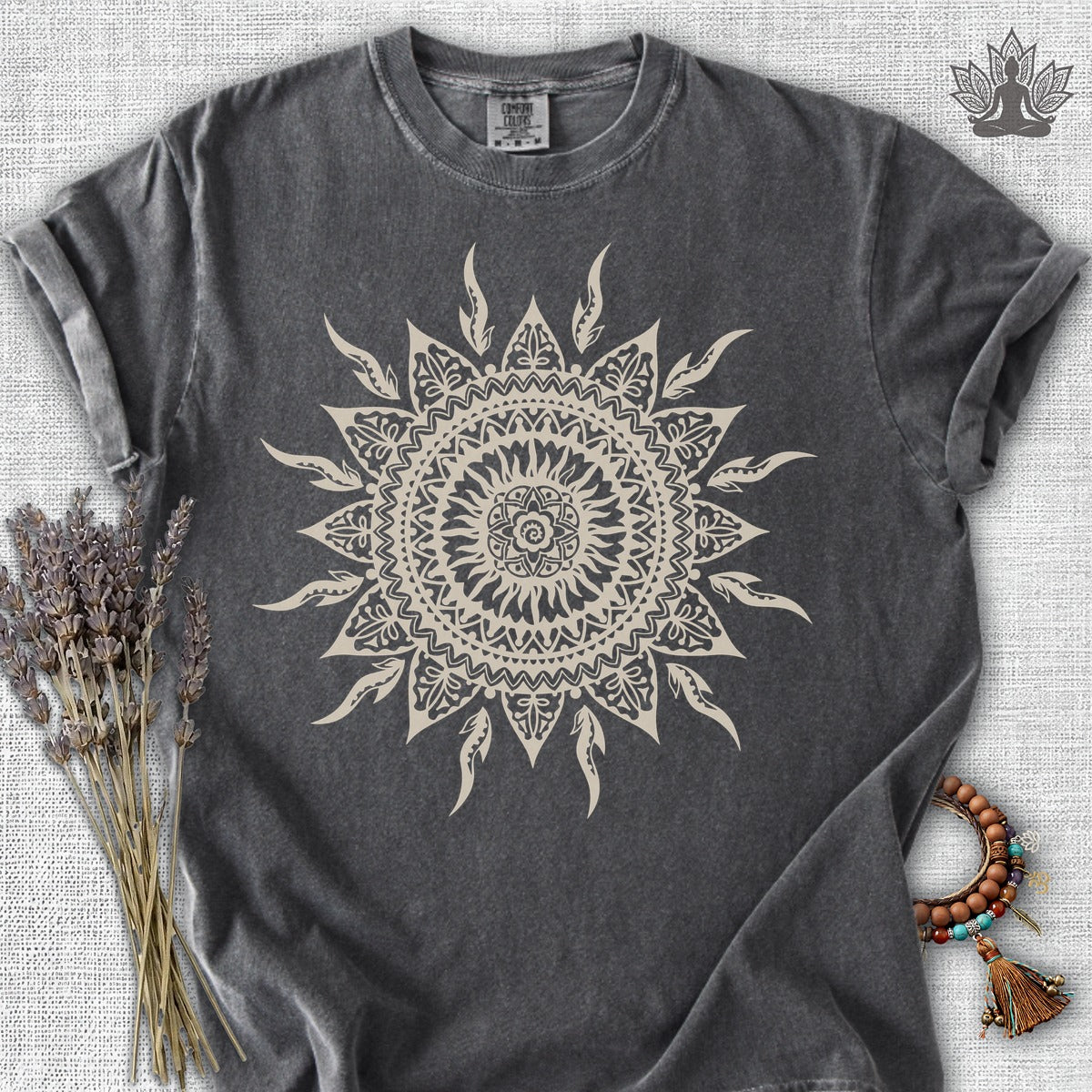 Sun Mandala Boho Comfort Colors® Tee