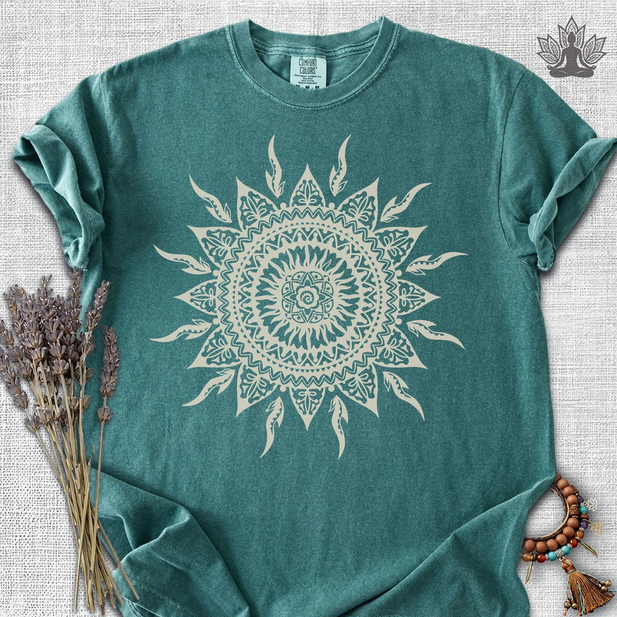 Sun Mandala Boho Comfort Colors® Tee