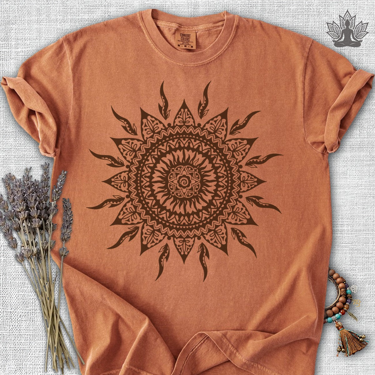 Sun Mandala Boho Comfort Colors® Tee