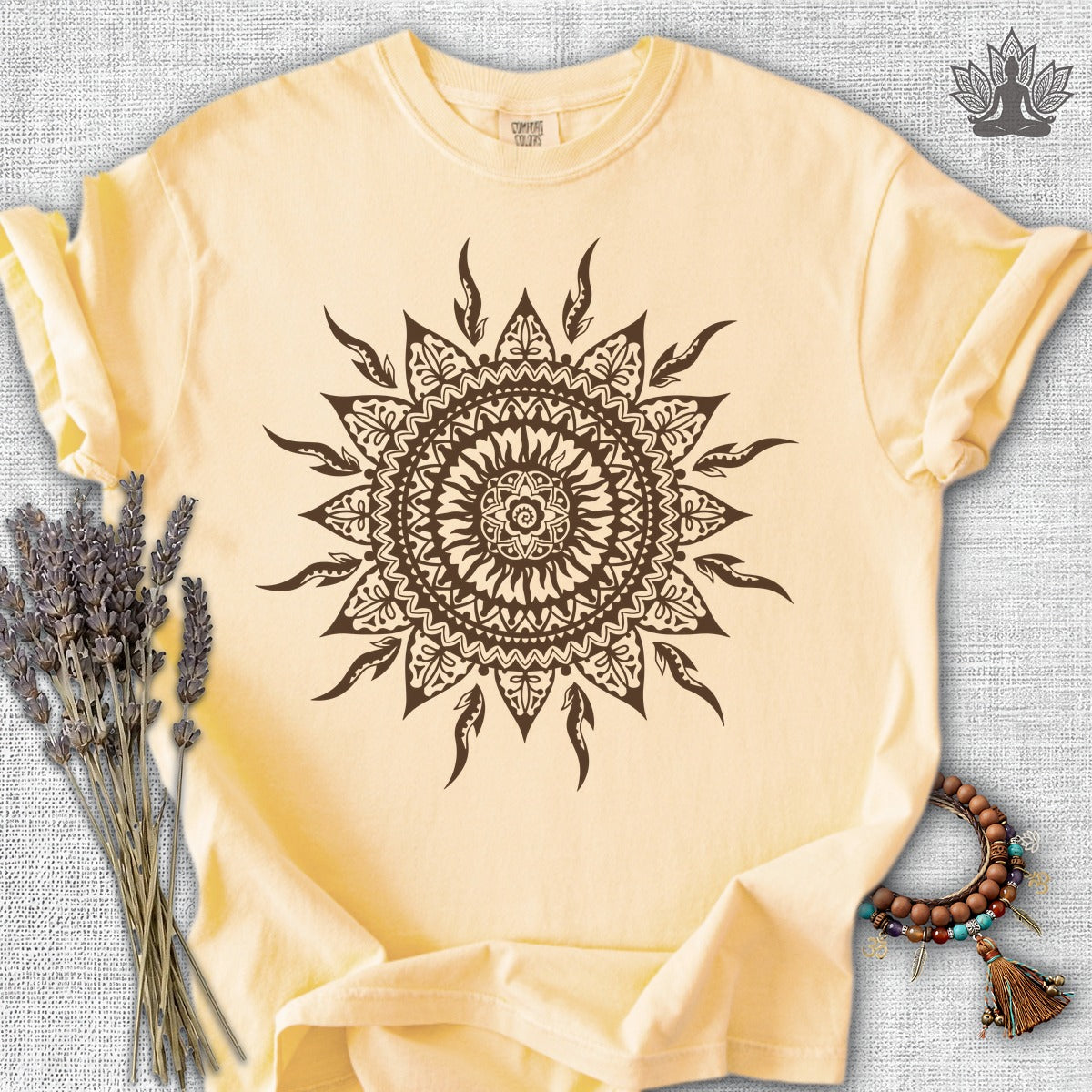 Sun Mandala Boho Comfort Colors® Tee