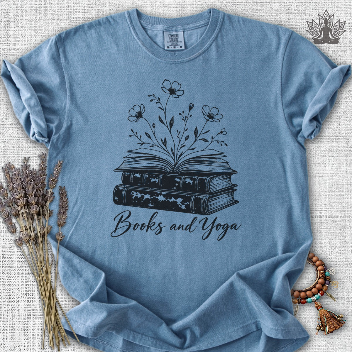 Books & Yoga Comfort Colors® Tee