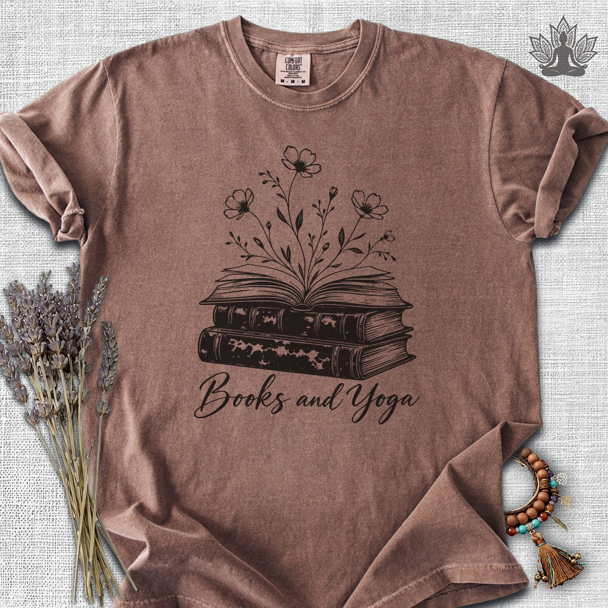 Books & Yoga Comfort Colors® Tee