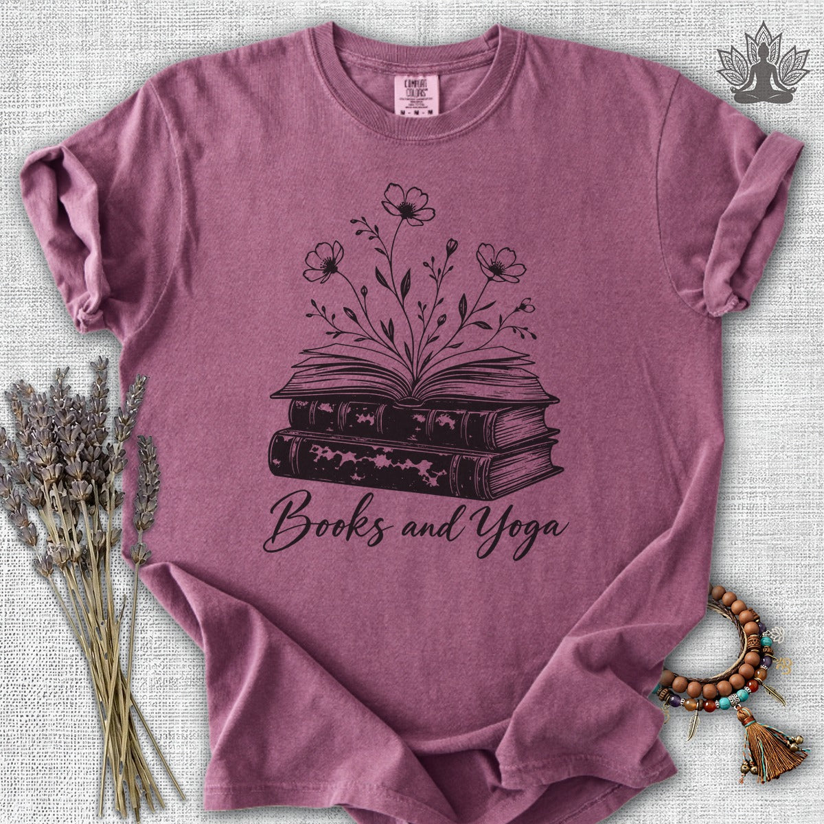 Books & Yoga Comfort Colors® Tee