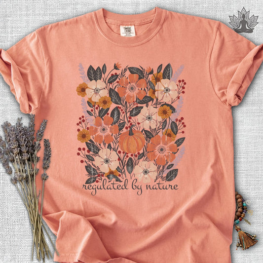 Regulated By Nature Fall Flowers Comfort Colors® Tee