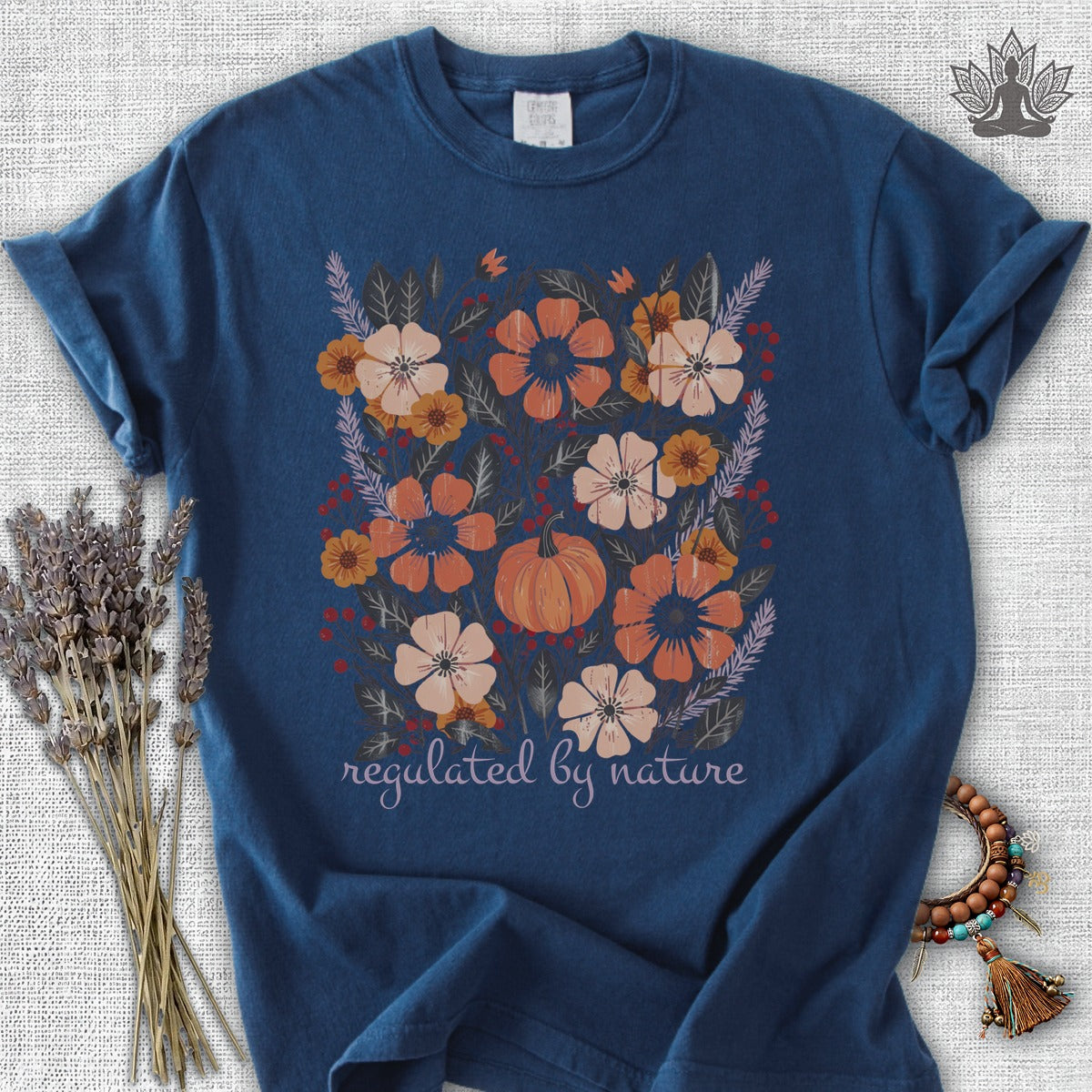 Regulated By Nature Fall Flowers Comfort Colors® Tee