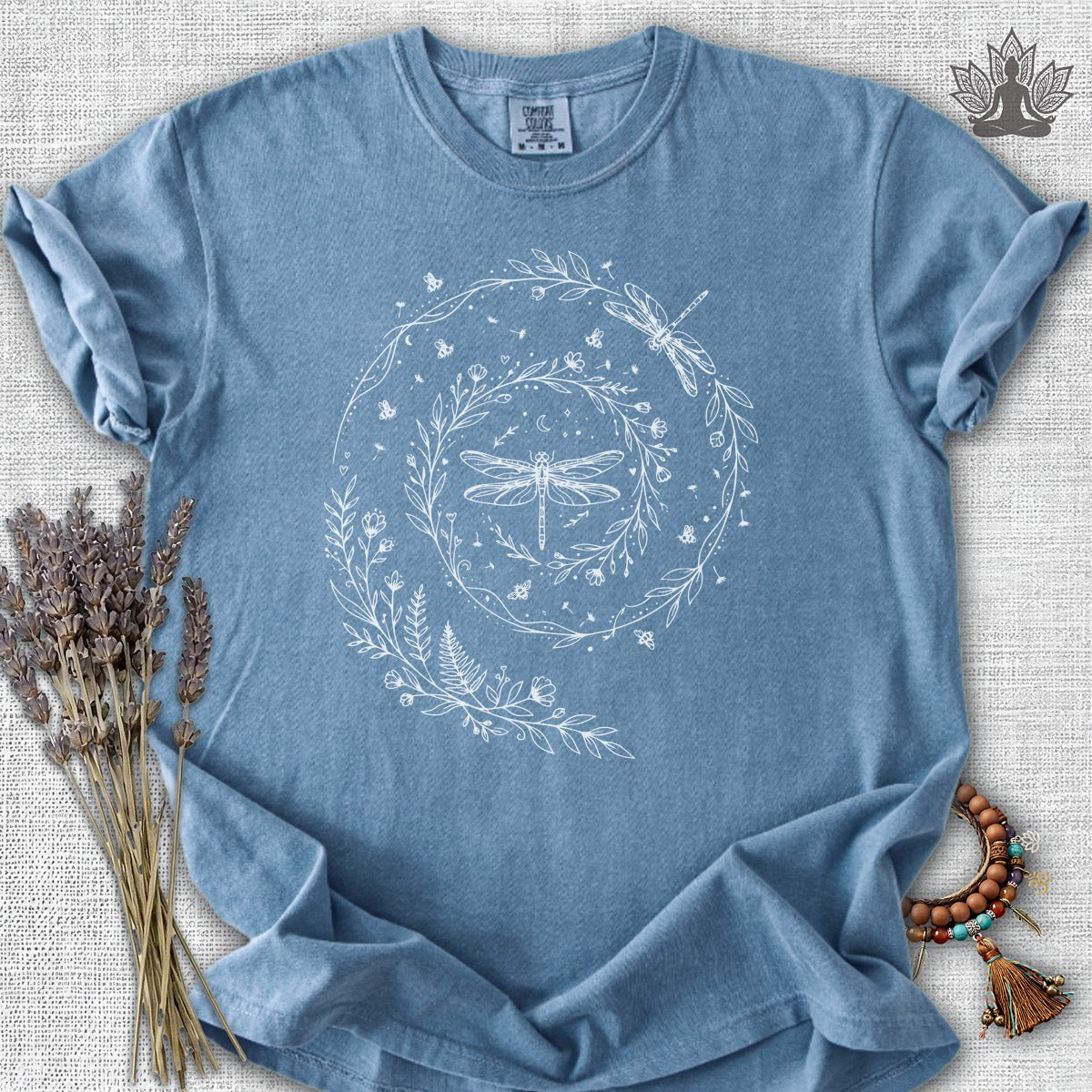 Flow Like The Wind Dragonflies & Bees  Comfort Colors® Tee