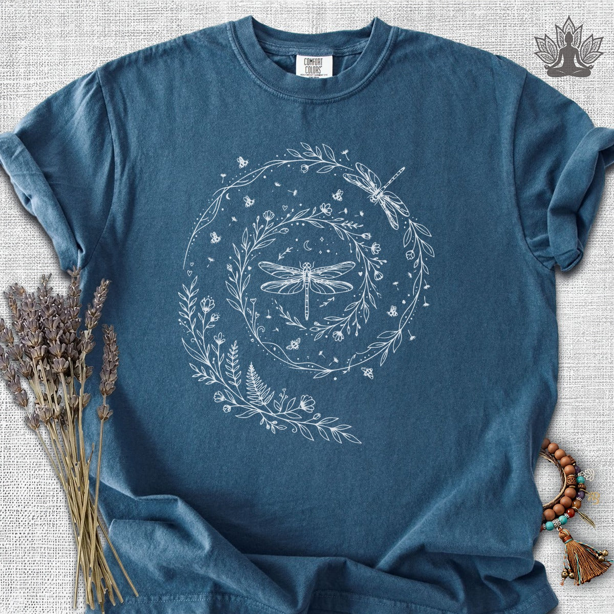 Flow Like The Wind Dragonflies & Bees  Comfort Colors® Tee