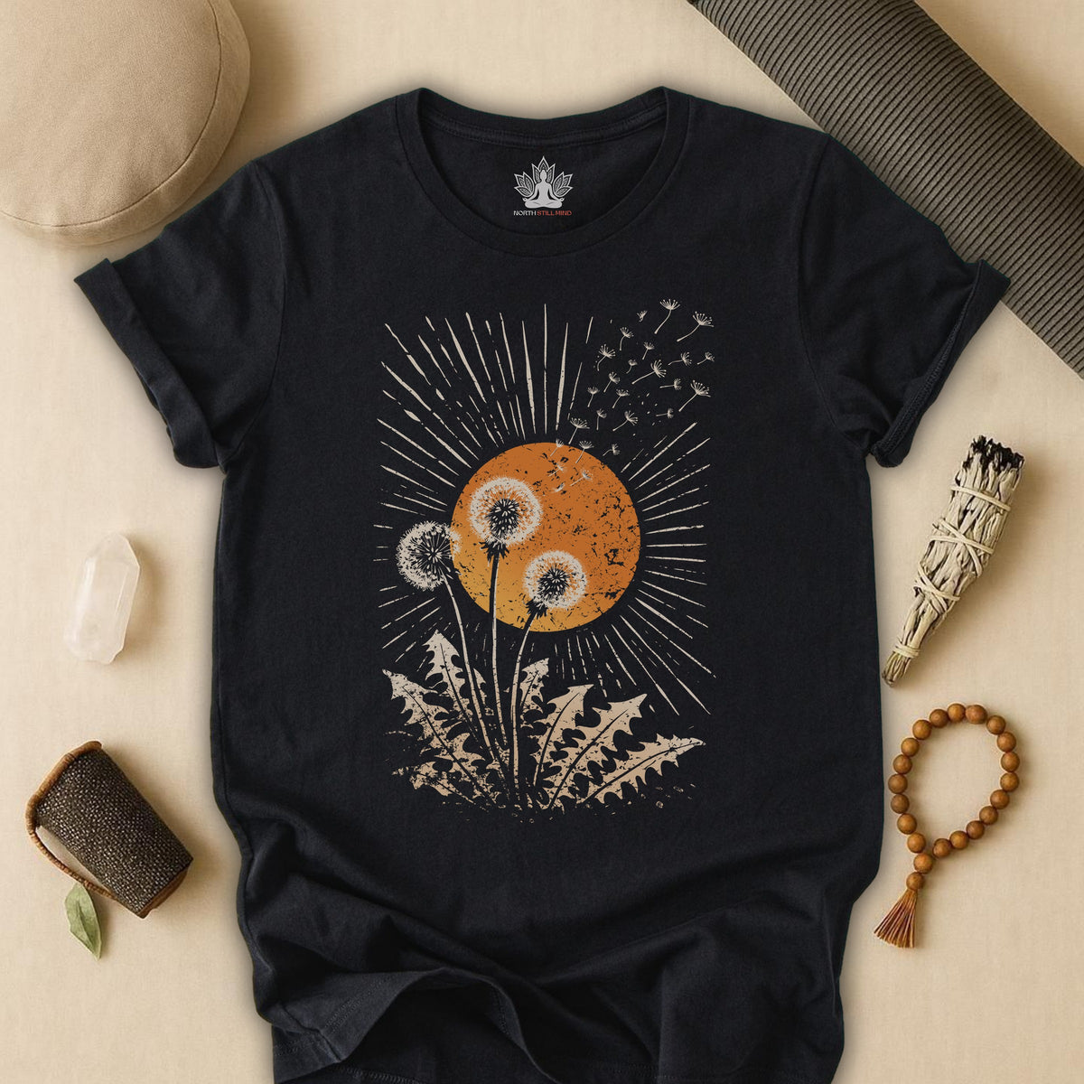 Wishes in the Wind Dandelion Tee