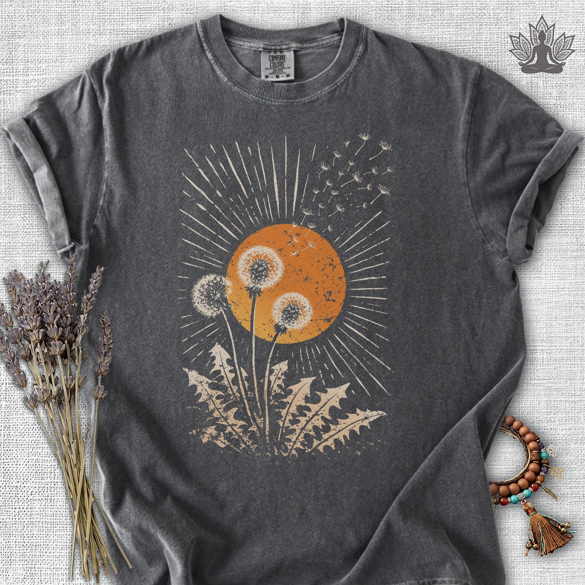 Wishes in the Wind Dandelion Comfort Colors® Tee