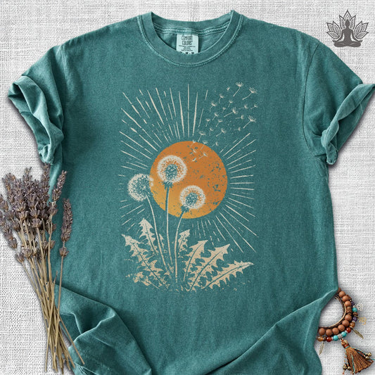 Wishes in the Wind Dandelion Comfort Colors® Tee